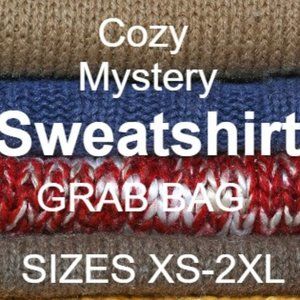 COZY SWEATSHIRT GRAB BAG SIZES XS-2XL